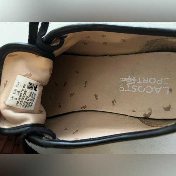 Lacoste - Black converse - Picture 7 of 9